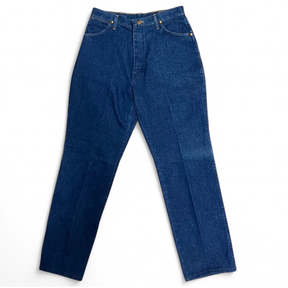 Women’s Wrangler Jeans 100% Cotton Made in the USA (14x32) Blue Jeans Vintage
